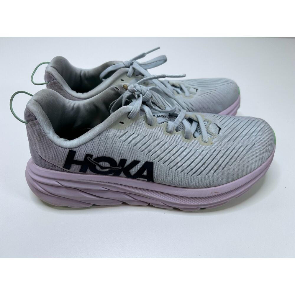 Hoka Rincon 3 1119396 PAOH Plein Air Orchid Hush Running Trainers Size 9 D Wide - Picture 5 of 11